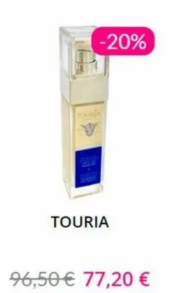 -20%  touria  96,50 € 77,20 € 