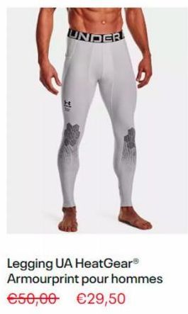 UNDER  Legging UA HeatGear® Armourprint pour hommes €50,00 €29,50 