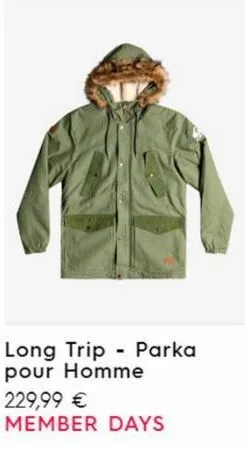 long trip - parka pour homme  229,99 €  member days  