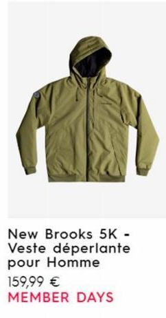 New Brooks 5K - Veste déperlante pour Homme 159,99 € MEMBER DAYS 