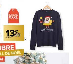 JUSQU'AU  XXXL  1399  Lopul  JL XMAS HOLIDAYS 