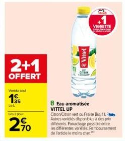 eau aromatisée Vittel