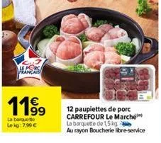 paupiettes de porc carrefour