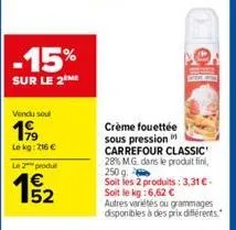 crème carrefour