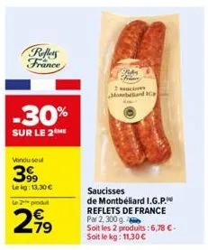 saucisses reflets de france