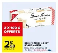 riz au lait bonne maman