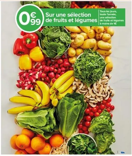 fruits et légumes tous