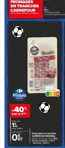 charcuterie carrefour