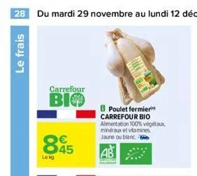 poulet fermier carrefour