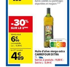 huile d'olive vierge Carrefour