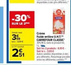 crème carrefour