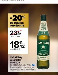 soldes Jameson