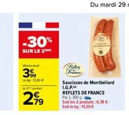 saucisses reflets de france