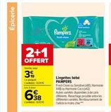 Promos Pampers offre sur Carrefour Drive