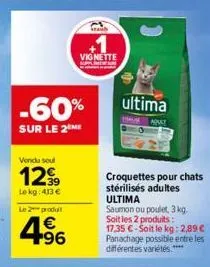 croquettes pour chats ultima