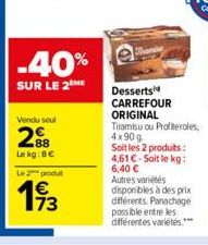 desserts Carrefour