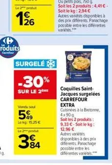 coquilles saint-jacques carrefour