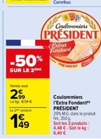 fondant Président