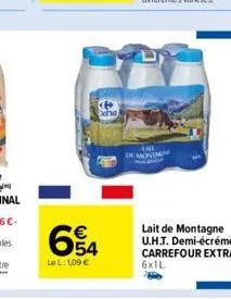 lait carrefour