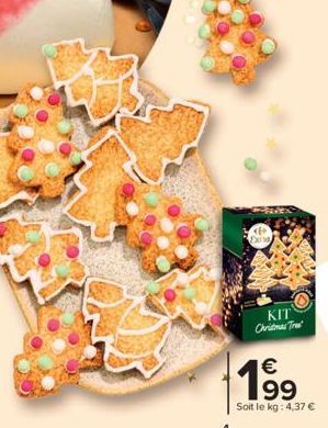 Exind  KIT Christmas Tres  €  1⁹9  Soit le kg: 4,37 € 