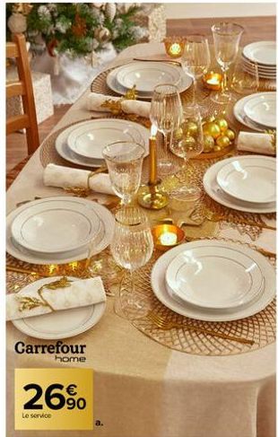 Carrefour  home  26%  Le service 