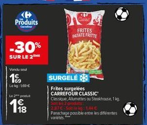 frites surgelées Carrefour