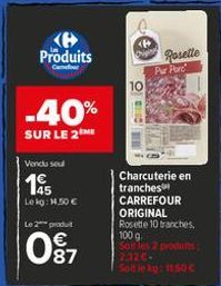 charcuterie Carrefour