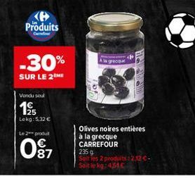 olives noires Carrefour