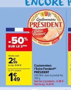 fondant Président