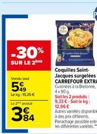 coquilles Saint-Jacques Carrefour
