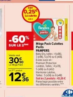 culotte pampers