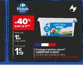 fromage onctueux carrefour