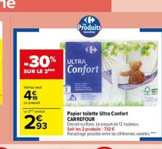 papier toilette Carrefour