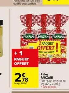 pâtes panzani