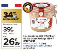 foie gras de canard Delpeyrat