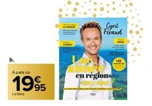 b.  A partir de  €  199  95  Le livre  PROKABET  Cyril Feraud  en régions  