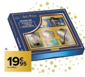 THE MUDA. VAL  EVOLUTION TRADING CARDS  Hari-Potter  TREASURE BOX  16 POCHETTES  CARTES  EDITION UNITE  1995  Le coffret  ENERING 