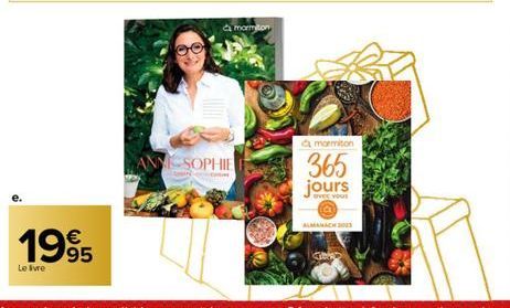 1995  Le livre  marmiton  SOPHIE  marmiton  365 jours  ALMANACH 