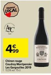 PRODUIT  LOCAL  (AC  4.99  €  COUR MONTHN  CHINON 