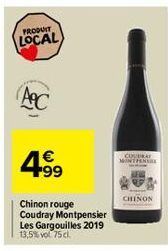 PRODUIT  LOCAL  (AC  4.99  €  COUR MONTHN  CHINON 