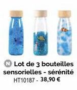Lot de 3 bouteilles sensorielles - sérénité HT10187 - 38,90 € 