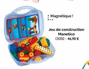 (20  : magnétique !  jeu de construction  manetico cn392 - 46,90 € 