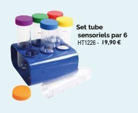 剿  Set tube  sensoriels par 6  HT1226 - 19,90 € 