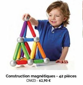 Construction magnétiques - 42 pièces CN423 - 62,90 €  