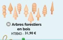 Arbres forestiers en bois HT8943 - 31,90 € 