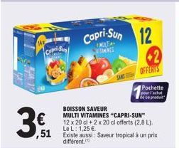 vitamines Capri Sun