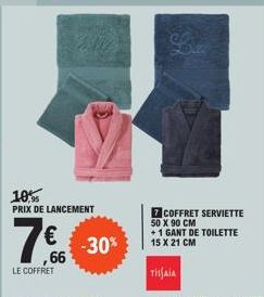 Peignoir leclerc hot sale