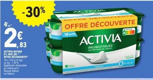 yaourt activia