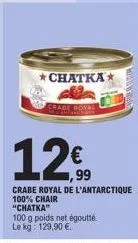 crabe royal