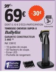 tondeuse Babyliss